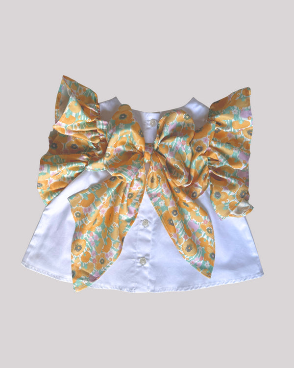 Bluza cu funda si maneci voluminoase